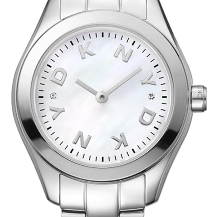 Γυναικείο Ρολόι DKNY Astoria Logo με Ασημί Μπρασελέ | DK1L033M0045 SKU-79232