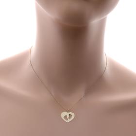 Κολιέ Καρδιά Χρυσός Κ9 SKU-79270