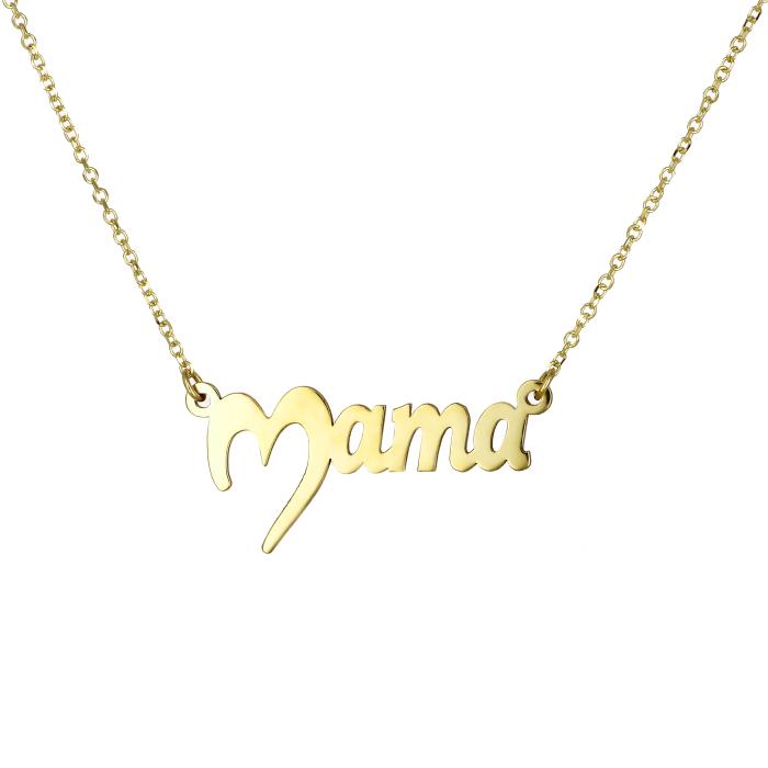 Κολιέ για Μητέρες Χρυσός K9 SKU-79271