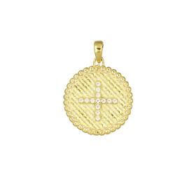 Κωνσταντινάτο Φυλαχτό Διπλή Όψεως Χρυσός Κ9 SKU-79160