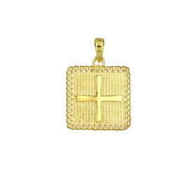 Κωνσταντινάτο Φυλαχτό Διπλής Όψεως Χρυσός Κ9 SKU-79165