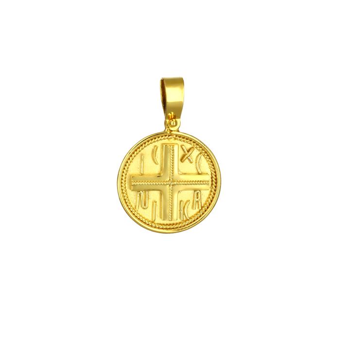 Παιδικό Φυλαχτό Κωνσταντινάτο Χρυσός K14 SKU-79971