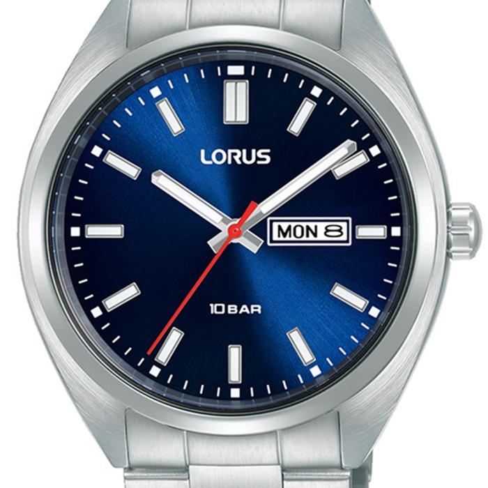 Ανδρικό Ρολόι LORUS Sports με Μπλέ Καντράν & Ασημί Μπρασελέ | RH365AX9 SKU-79019