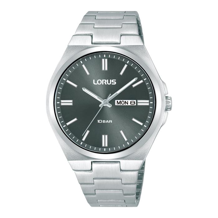 Ανδρικό Ρολόι LORUS Sports με Γκρί Καντράν & Ασημί Μπρασελέ | RH393AX9F SKU-79021