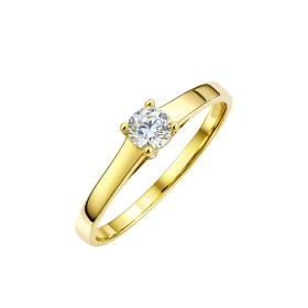 Μονόπετρο Δαχτυλίδι Χρυσός Κ9 SKU-79352
