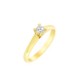 Μονόπετρο Δαχτυλίδι με Lab Grown Διαμάντι Χρυσός K18 SKU-79325
