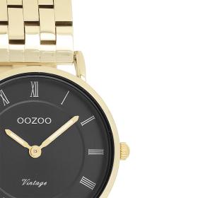 Γυναικείο Ρολόι OOZOO Vintage με Μαύρο Καντράν SKU-79734