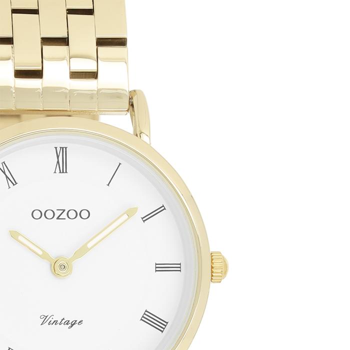 Γυναικείο Ρολόι OOZOO Vintage με Λευκό Καντράν SKU-79735