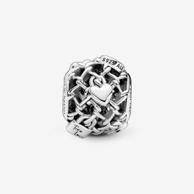 Σύμβολο με Αλυσίδες, Κρίκους και Λουκέτα Ασήμι 925 SKU-79537