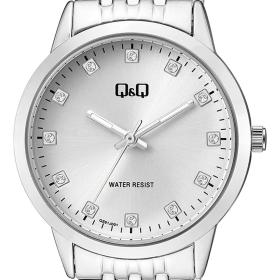Γυναικείο Ρολόι Q&Q με Ασημί Καντράν & Ασημί Μπρασελέ | QZ81J201Y SKU-79003
