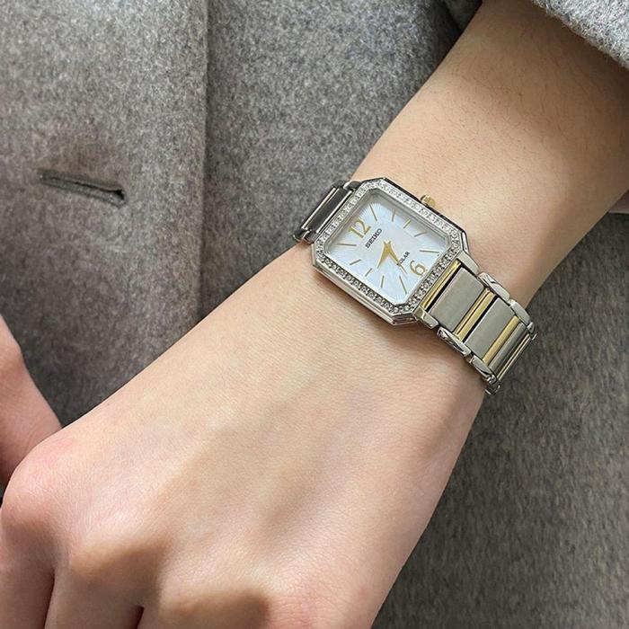 Γυναικείο Ρολόι SEIKO Caprice με Δίχρωμο Μπρασελέ SKU-79969