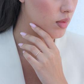 Σειρέ Δαχτυλίδι Χρυσός K18 με Διαμάντια SKU-79435