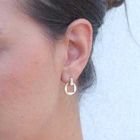 Σκουλαρίκια Γυναικεία Χρυσός K9 SKU-79978