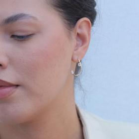 Σκουλαρίκια με Lab Grown Διαμάντια Χρυσός K14 SKU-79991