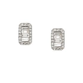 Σκουλαρίκια Καρφωτά με Διαμάντια Χρυσός K14 SKU-79757