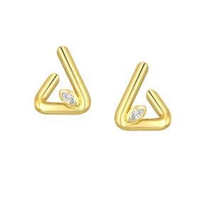 Σκουλαρίκια με Lab Grown Διαμάντια Χρυσός K14 SKU-79992