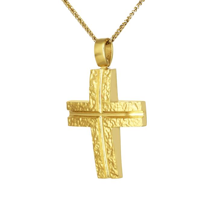 Σταυρός Αγόρι Χρυσός Κ14 SKU-79391