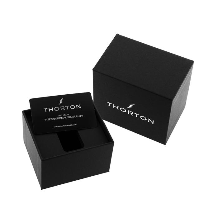 Ανδρικό Ρολόι THORTON Torstein με Μπλέ Καντράν SKU-79670