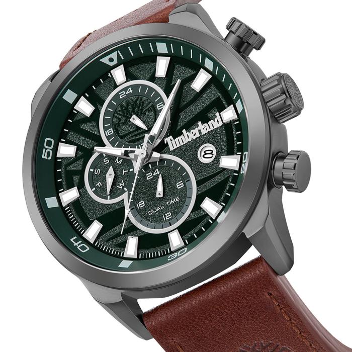 Ανδρικό Ρολόι TIMBERLAND Henniker II με Πράσινο Καντράν | TDWGF0055601 SKU-79455