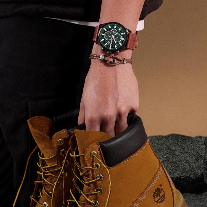 Ανδρικό Ρολόι TIMBERLAND Henniker II με Πράσινο Καντράν | TDWGF0055601 SKU-79455