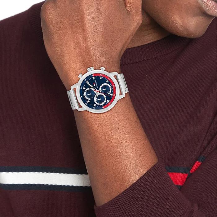 Ανδρικό Ρολόι TOMMY HILFIGER Rocky με Μπλέ Καντράν | 1792179 SKU-79056
