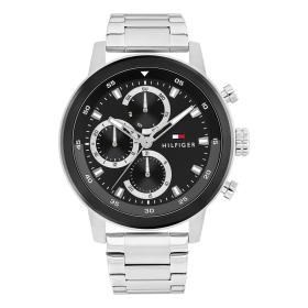 Ανδρικό Ρολόι TOMMY HILFIGER Rocky με Μαύρο Καντράν | 1792181 SKU-79058