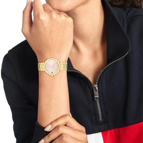 Γυναικείο Ρολόι TOMMY HILFIGER Lori με Ρόζ Καντράν | 1782779 SKU-79060