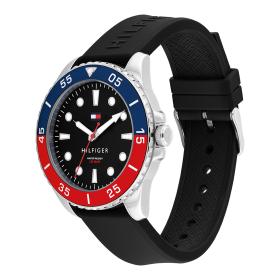 Ανδρικό Ρολόι TOMMY HILFIGER Oceanic με Μαύρο Λουράκι | 1792201 SKU-79062