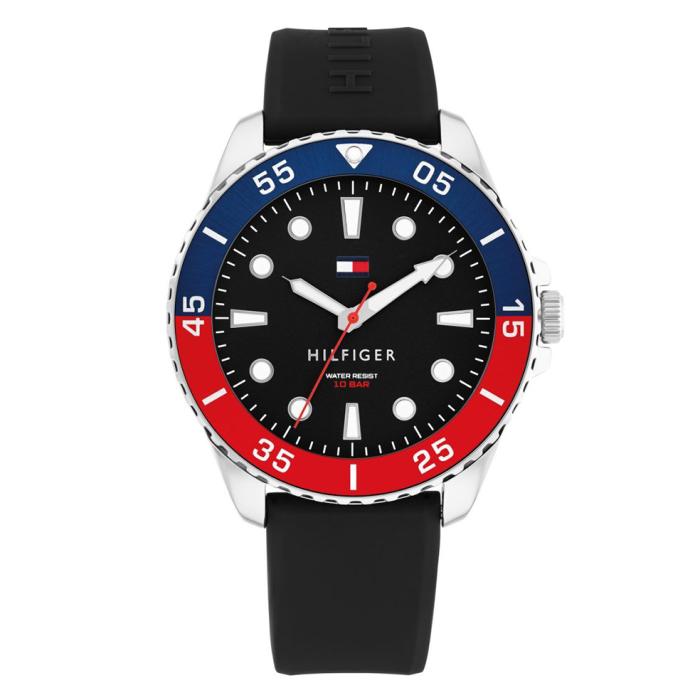 Ανδρικό Ρολόι TOMMY HILFIGER Oceanic με Μαύρο Λουράκι | 1792201 SKU-79062