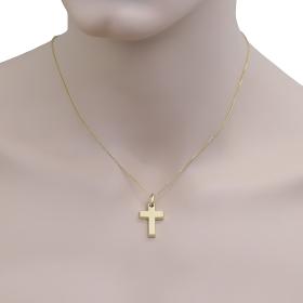 Ανδρικός Σταυρός Χρυσός Κ18 SKU-79134