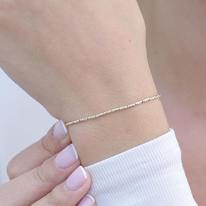 Βραχιόλι Αλυσίδα Χρυσός K14 SKU-80736