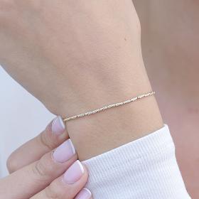 Βραχιόλι Αλυσίδα Χρυσός K14 SKU-80736