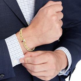Ανδρικό Βραχιόλι Tommy Hilfiger από Ανοξείδωτο Ατσάλι SKU-80876
