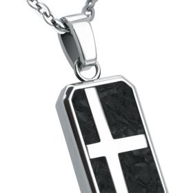 Σταυρός με Αλυσίδα Rochet από Aνοξείδωτο Aτσάλι SKU-80977