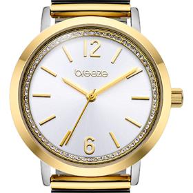 Γυναικείο Ρολόι BREEZE Halo με Δίχρωμο Μπρασελέ SKU-80993