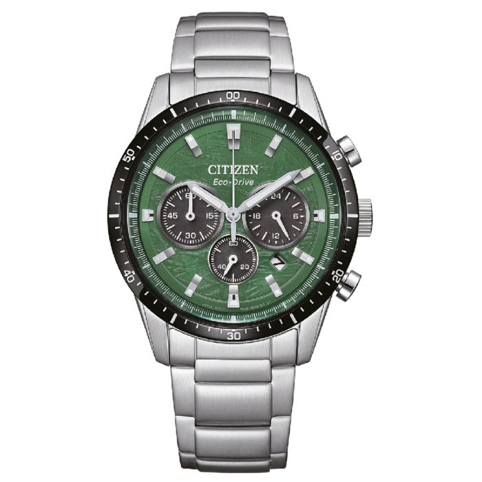 Ανδρικό Ρολόι CITIZEN Eco-Drive με Πράσινο Καντράν SKU-80293