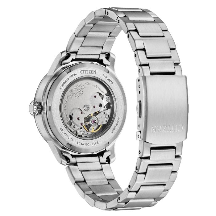 Ανδρικό Ρολόι CITIZEN Automatic με Μαύρο Καντράν SKU-80294