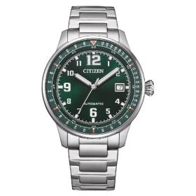 Ανδρικό Ρολόι CITIZEN Automatic με Πράσινο Καντράν SKU-80296