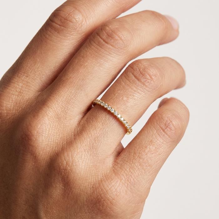 Δαχτυλίδι Σειρέ με Διαμάντια Χρυσός K18 SKU-80774