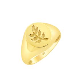 Ανδρικό Δαχτυλίδι Χρυσός K14 με Αρχαιοελληνικό Μοτίβο SKU-80008