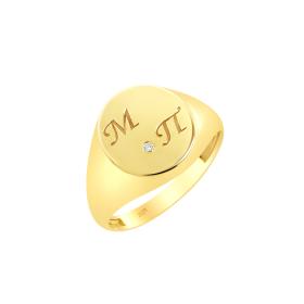 Γυναικείο Δαχτυλίδι με Διαμάντι Χρυσός K14 SKU-80078