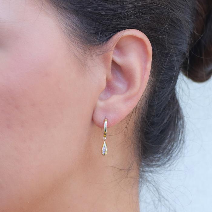 Σετ Κοσμημάτων με Διαμάντια Χρυσός Κ14 SKU-80238