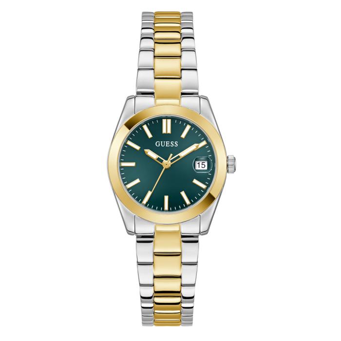 Γυναικείο Ρολόι GUESS Alice με Πράσινο Καντράν SKU-80258