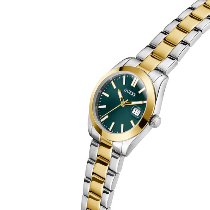 Γυναικείο Ρολόι GUESS Alice με Πράσινο Καντράν SKU-80258