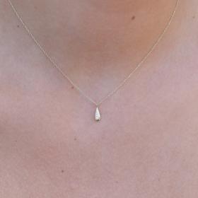 Κολιέ Γυναικείο Χρυσός K9 με Ζιργκόν SKU-80029