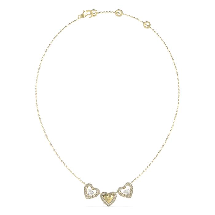 Γυναικείο Κολιέ Guess Beloved με Τρείς Καρδιές SKU-80070