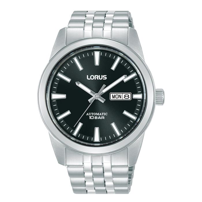 Ανδρικό Ρολόι LORUS Classic Αυτόματο με Μαύρο Καντράν SKU-80693