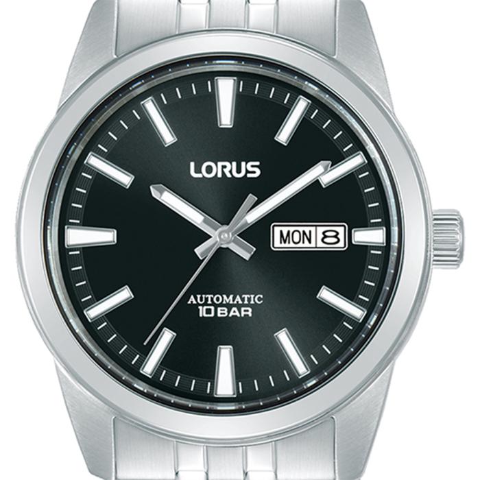 Ανδρικό Ρολόι LORUS Classic Αυτόματο με Μαύρο Καντράν SKU-80693