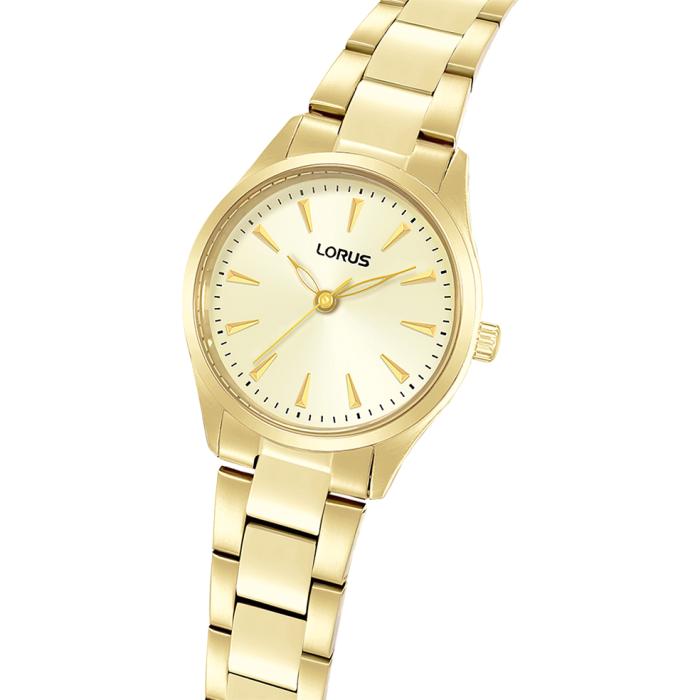 LORUS Women Γυναικείο Ρολόι με Χρυσό Καντράν SKU-80695