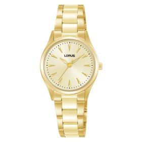 LORUS Women Γυναικείο Ρολόι με Χρυσό Καντράν SKU-80695
